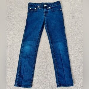 True Religion Boys Geno Jeans size 8 dark Blue relaxed slim